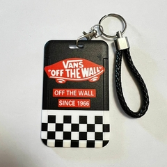 -*Portasube con Soga de Vans Off The Wall - Bandera a cuadros