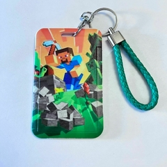 -*Portasube con Soga de Minecraft - Martillo