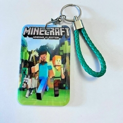 -*Portasube con Soga de Minecraft - Bosque