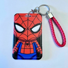 -*Portasube con Soga de Spiderman - Cabezón