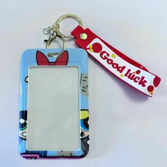 -*Portasube con Tira de Las Chicas Superpoderosas - Fondo Celeste - comprar online