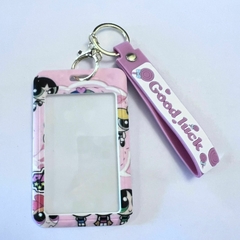 -*Portasube con Tira de Las Chicas Superpoderosas - Fondo Rosa - comprar online