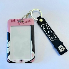 -*Portasube con Tira de Mickey Mouse - Fondo Rosa - comprar online