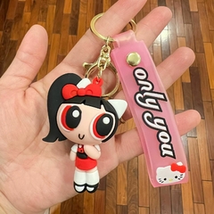 Llavero de Goma de Las Chicas Superpoderosas - Bellota Hello Kitty