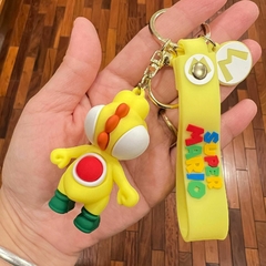 Llavero de Goma de Super Mario - Yoshi Amarillo - comprar online