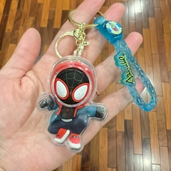 Llavero de Goma de Spider Man Miles Morales - Protegido Saltando