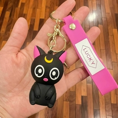 Llavero de Goma de Sailor Moon - Gato Luna