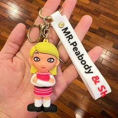 Llavero de Goma de Peabody y Sherman - Penny Peterson