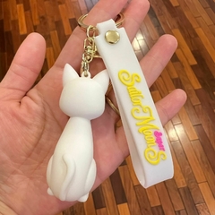 Llavero de Goma de Sailor Moon - Artemis Gato Blanco Premiun - comprar online