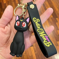 *Llavero de Goma de Sailor Moon - Gato Luna Premiun