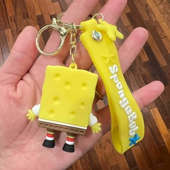Llavero de Goma de Bob Esponja - Ojos Celestes Sonriente - comprar online