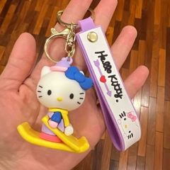Llavero de Goma Hello Kitty - Sobre Esquì