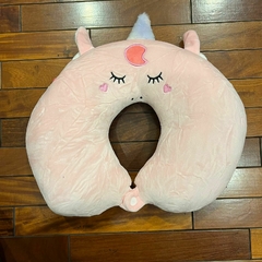 *Almohada de Viaje de Unicornio - Rosa