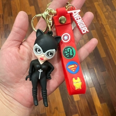 **Llavero de Goma de Catwoman - Traje Negro