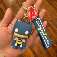 Llavero de Goma de Batman - Azul Pop