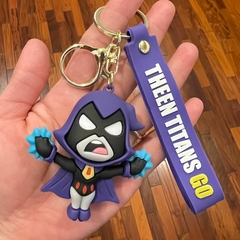 Llavero de Goma de Jovenes Titanes- Raven