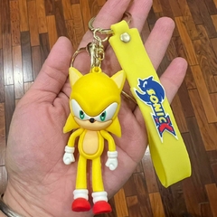 **Llavero de Goma de Sonic - Amarillo