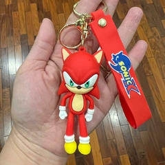 Llavero de Goma de Sonic - Rojo