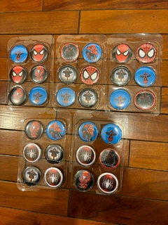 Pins de Spiderman - Pack de 6 Al Azar