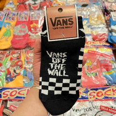 Medias Soquetes de Vans - Cuadrille Negras