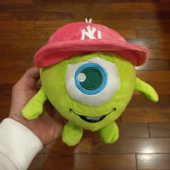 *Peluche de Monster Inc. - Mike Wazowski Gorra NY Rosa - 20cm