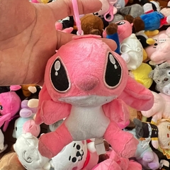 [Tipo Llavero] Peluche de Stich Rosa - Ojos Grandes