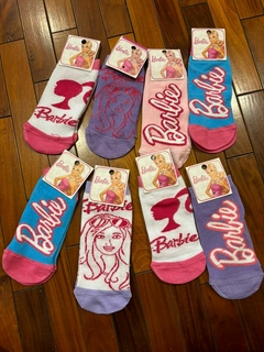 Medias Soquete para Adulto - Barbie - 3 Pares Al Azar