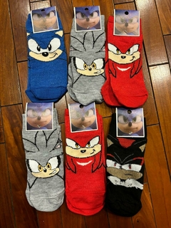 Medias Soquete para Adulto - Sonic - 3 Pares al Azar