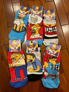 Medias Soquete para Adulto - Simpsons Duff - 3 Pares al Azar