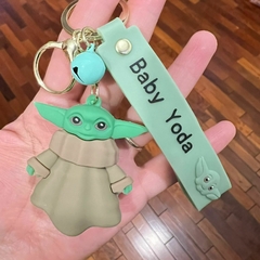 Llavero de Goma de Baby Yoda (1)