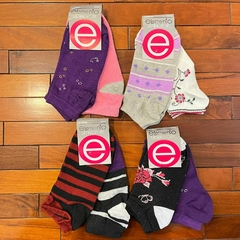Medias Elemento Soquete - Colores y Diseños Pack de 2 Al Azar