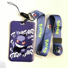 Portasube con Correa de Pokemon - Gengar Fondo Violeta
