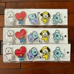 Tira de 5 Hebillas Animadas - BTS