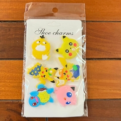 Pins para Crocs x 6 de Pokémon