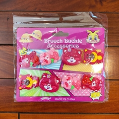[17] Pins con Aguja - Oso Lotso x 8