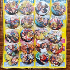 [ø58mm]Pins con Aguja GRANDE- DRAGON BALL x 5 AL AZAR - comprar online