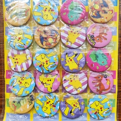 [ø58mm]Pins con Aguja GRANDE- POKEMON x 5 AL AZAR - comprar online