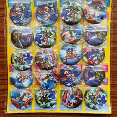 [ø58mm]Pins con Aguja GRANDE- SONIC x 5 AL AZAR - comprar online