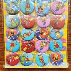 [ø58mm]Pins con Aguja GRANDE- LOS SIMPSON x 5 AL AZAR - comprar online