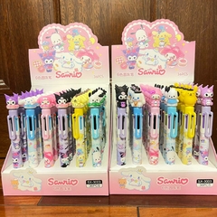 [Set De 3 Lapiceras] Lapicera Boligrafo SANRIO 6 Colores En 1 Calidad Premium AL AZAR - comprar online