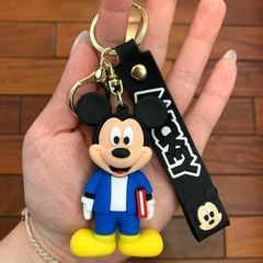 Llavero de Goma Mickey Mouse - Mickey Traje Azul con Libro - comprar online