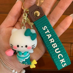 Llavero de Goma de Starbucks - Hello Kitty Sirena con Taza - comprar online