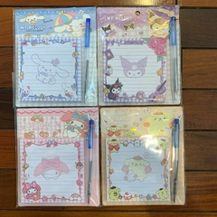 Block de Señaladores Adhesivos con Lapicera - Sanrio - AL AZAR - comprar online