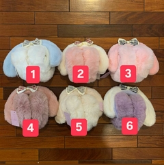 ［O3][Orejeras para Frío Rebatibles] Lisa con Moño Peluche -6 Colores para Elegir - comprar online