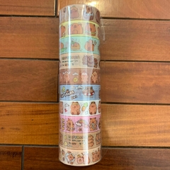 Set de 10 Cintas Autoadhesivas Decorativas - Capibara - comprar online