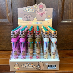 [Set De 3 Lapiceras] Lapicera Boligrafo Capibara 10 Colores En 1 Calidad Premium AL AZAR - - comprar online