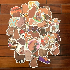 [Stick.Imperm.p/Mate] Capibara 2 - Paquete de 50 Al Azar - comprar online