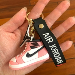 Llavero de Goma de Zapatilla Jordan - Rosa - comprar online