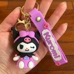 Llavero de Goma Kuromi - Moño Violeta - comprar online