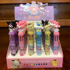 [Set De 3 Lapiceras] Lapicera Boligrafo Sanrio 10 Colores En 1 Calidad Premium AL AZAR - comprar online